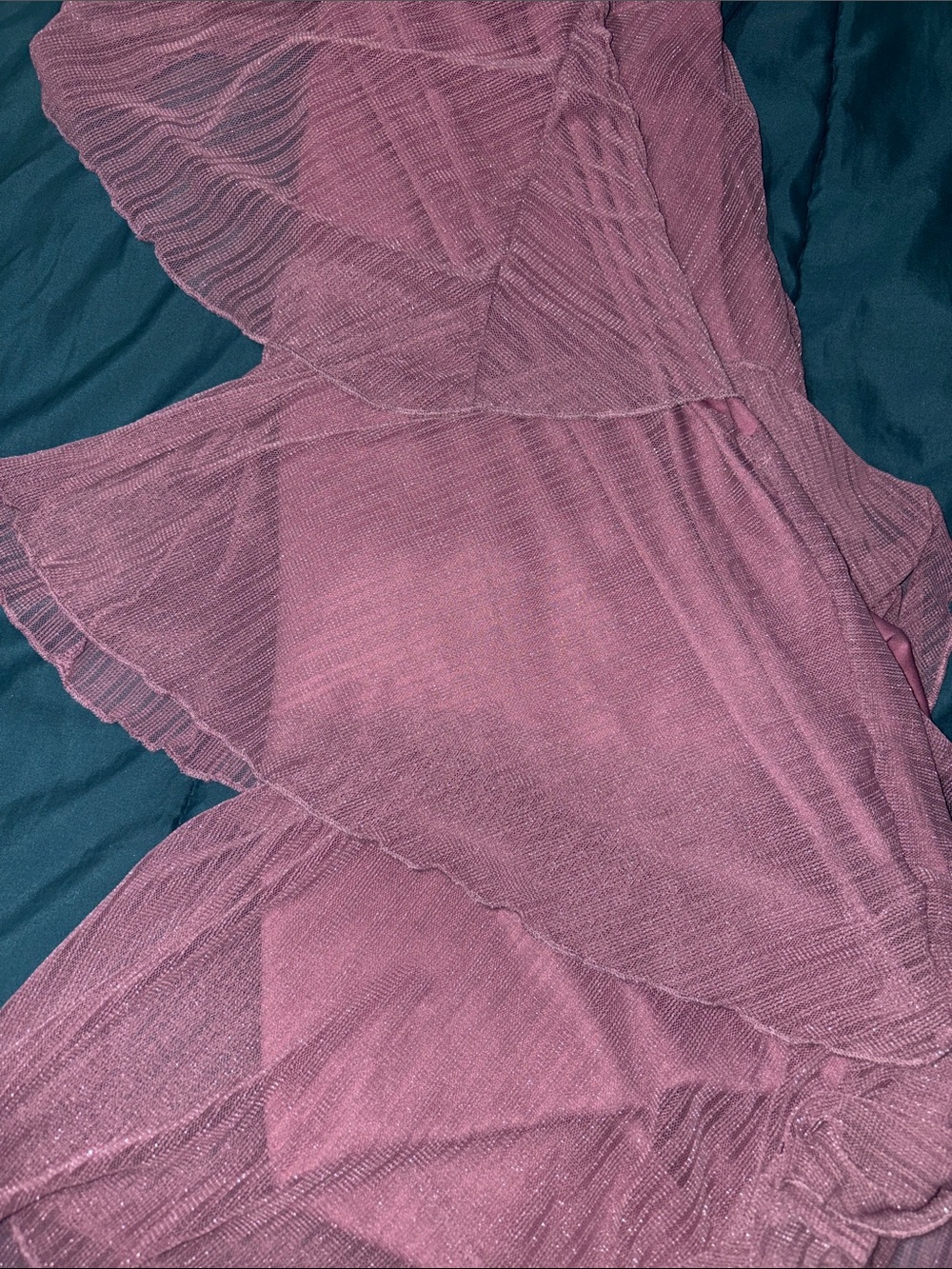 Ember - Tiered Lavender Maxi layered - Dress with Subtle Shimmer Worn Once - L - Picture 7 of 13